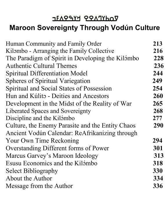 The Kilombo Paradigm: Maroon Sovereignty through Vodún Culture © 2017-2025